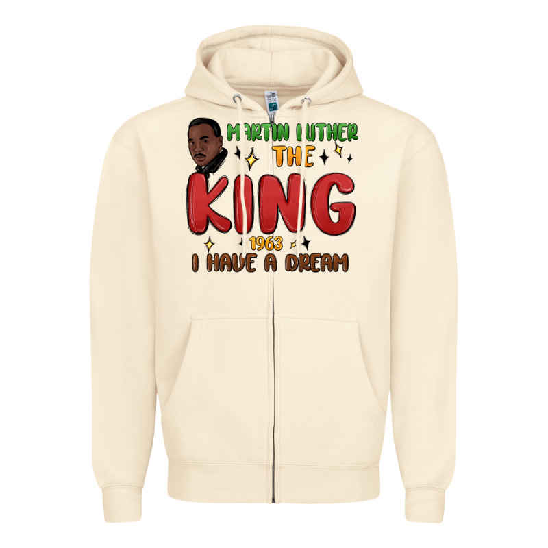 Martin Luther The King 1963 I Have A Dream Zipper Hoodie by MaliasSmallBusiness | Teevron
