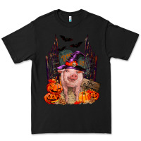 Black Pig halloween Premium Tee - RanaPortraitStore