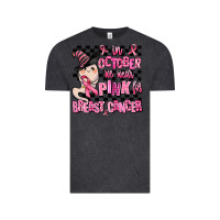 Vintage Black in october we wear pink for breast cancer Vintage Tee - AdoDesignShop
