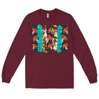 Burgundy ladybug brushstrokes  2 Long Sleeve Tee - BarkalooDesign