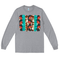 Heather Grey ladybug brushstrokes  2 Long Sleeve Tee - BarkalooDesign