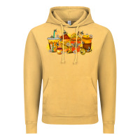 Vintage Mustard bee drink Vintage Hoodie - RacoonDesign
