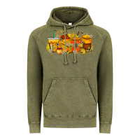 Vintage Olive bee drink Vintage Hoodie - RacoonDesign