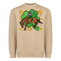 Mushroom cowboy with shamrock Heavyweight Sweatshirt - Artiststas