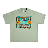 Oil Green spoiler alert i dont care Urban Heavy Tee - AdoDesignShop