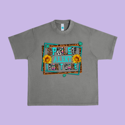Spoiler Alert I Dont Care Urban Heavy Tee Designed By Adodesignshop