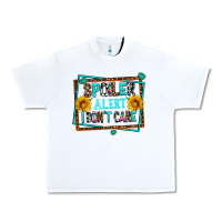 White spoiler alert i dont care Urban Heavy Tee - AdoDesignShop