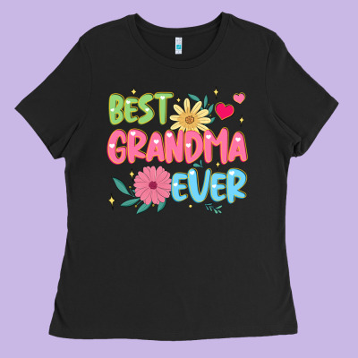 Best Grandma Ever Ladies Tee Designed By Jahusdesignshop