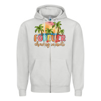 Dove Grey forever chasing sunsets Zipper Hoodie - MaliasSmallBusiness