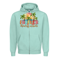 Seafoam forever chasing sunsets Zipper Hoodie - MaliasSmallBusiness