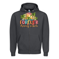Smoke forever chasing sunsets Zipper Hoodie - MaliasSmallBusiness