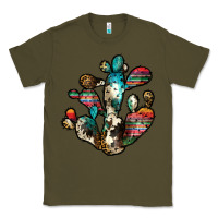 Army Green serape cactus Classic Tee - JahusDesignShop