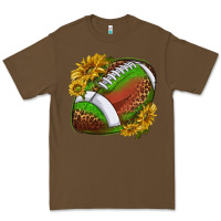 Cacao footballwithsunflowers Premium Tee - texasbilliewilder