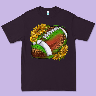 Premium Tee footballwithsunflowers