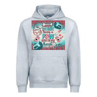 Heather Grey every patient leaves a paw print in my heart Urban Hoodie - TumblerDesignByShophia