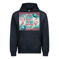 Navy every patient leaves a paw print in my heart Urban Hoodie - TumblerDesignByShophia