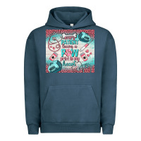 Pigment Midnight Navy every patient leaves a paw print in my heart Urban Hoodie - TumblerDesignByShophia