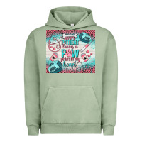Pigment Oil Green every patient leaves a paw print in my heart Urban Hoodie - TumblerDesignByShophia