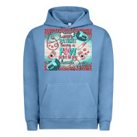 Pigment Pebble Blue every patient leaves a paw print in my heart Urban Hoodie - TumblerDesignByShophia