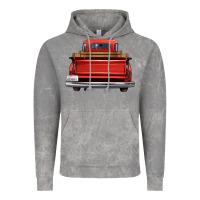 Cloud Rock western red truck back view Vintage Hoodie - FaDigitalArtStudio