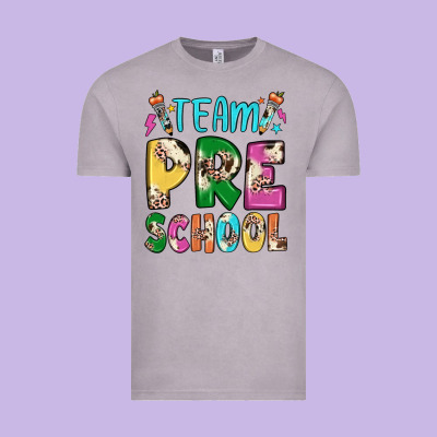 Team Preschool Vintage Tee Designed By Jahusdesignshop