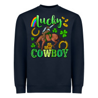 Navy lucky cowboy Heavyweight Sweatshirt - Artiststas