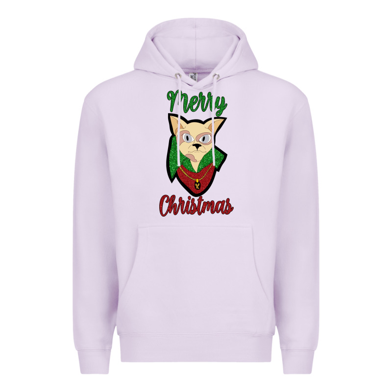 Merry Christmas Cat Premium Hoodie by Bettercallsaul | Teevron