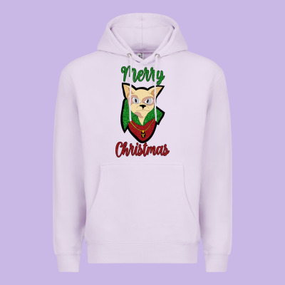Merry Christmas Cat Premium Hoodie Designed By Bettercallsaul