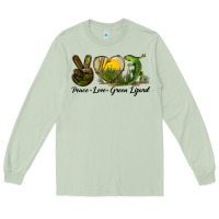 Matcha peace love green lizard Long Sleeve Tee - LillyAllenDesigns