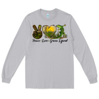 Moon Dust peace love green lizard Long Sleeve Tee - LillyAllenDesigns