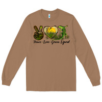 Toasted Coconut peace love green lizard Long Sleeve Tee - LillyAllenDesigns