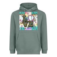 Sage Leopard Love Hair And Mirror With Daisy Seamless Pattern Bbs Heavyweight Hoodie - BundleAndBundleShop
