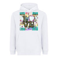 Leopard Love Hair And Mirror With Daisy Seamless Pattern Bbs Heavyweight Hoodie | Teevron