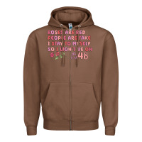 Chestnut roses are red Zipper Hoodie - MaliasSmallBusiness