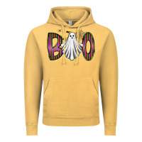 Vintage Mustard boo ghost Vintage Hoodie - RacoonDesign