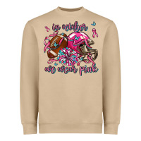 Mushroom in october we wear pink football Heavyweight Sweatshirt - AdoDesignShop