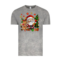 Cloud Rock santa and reindeer Vintage Tee - AdoDesignShop