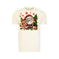 Vintage Arctic santa and reindeer Vintage Tee - AdoDesignShop