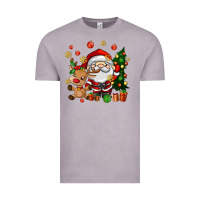 Vintage Zinc santa and reindeer Vintage Tee - AdoDesignShop