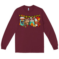 Burgundy firefighter coffee Long Sleeve Tee - Jasminsmagicworld
