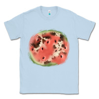 Dusty Blue watermelon cowhide patch3 Classic Tee - JahusDesignShop