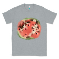 Heather Grey watermelon cowhide patch3 Classic Tee - JahusDesignShop