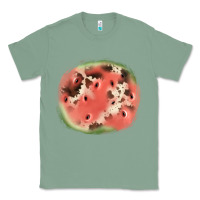 Sage watermelon cowhide patch3 Classic Tee - JahusDesignShop