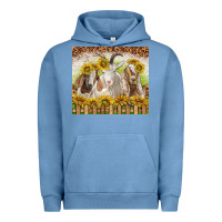 Pigment Pebble Blue goats Urban Hoodie - TumblerDesignByShophia