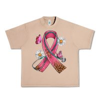 Burro Cancer Ribbon Stethoscope Daisy Butterfly Urban Heavy Tee - Artiststas