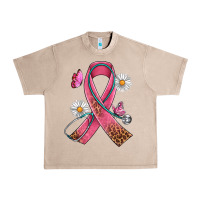French Oak Cancer Ribbon Stethoscope Daisy Butterfly Urban Heavy Tee - Artiststas