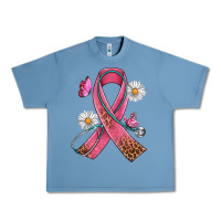 Pebble Blue Cancer Ribbon Stethoscope Daisy Butterfly Urban Heavy Tee - Artiststas