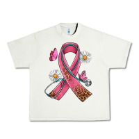 Pistachio Cancer Ribbon Stethoscope Daisy Butterfly Urban Heavy Tee - Artiststas