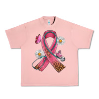 Salmon Cancer Ribbon Stethoscope Daisy Butterfly Urban Heavy Tee - Artiststas