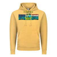 Vintage Mustard fishing dad  libbey glass Vintage Hoodie - HRA Design Shop